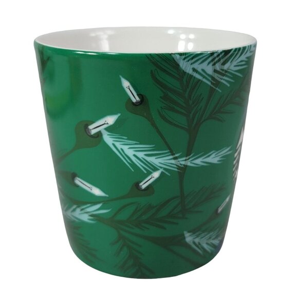 Starbucks Christmas Mug Green 18oz Tree Limbs Lights Ornaments Holiday 2020 - Picture 3 of 10